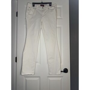 Lucky Brand Sweet N Straight White Jeans 16/33